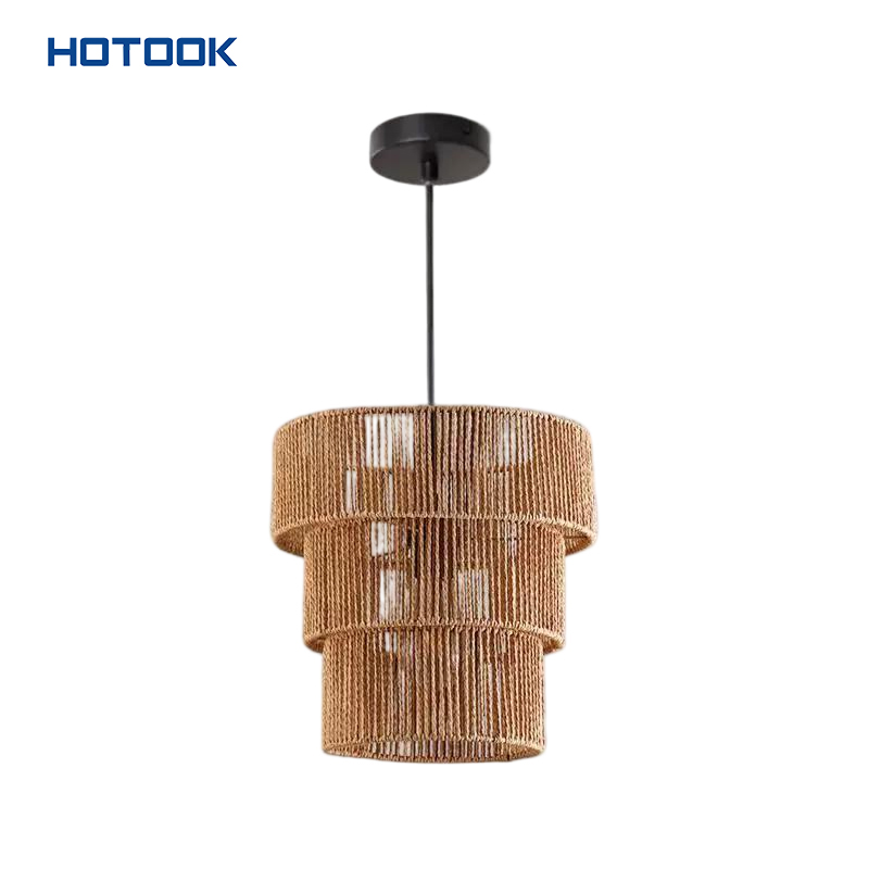 Natural Style Rattan Ceiling Light