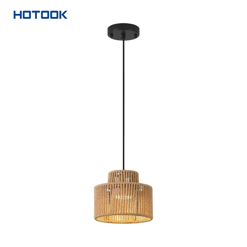 Handmade Woven Rattan Chandelier