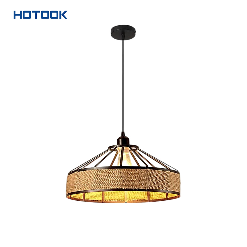 Eco Friendly Ceiling Rattan Light
