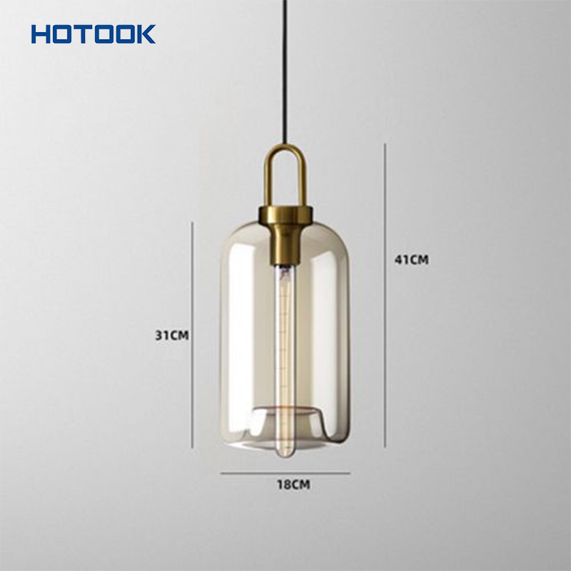 Modern LED Glass Chandelier