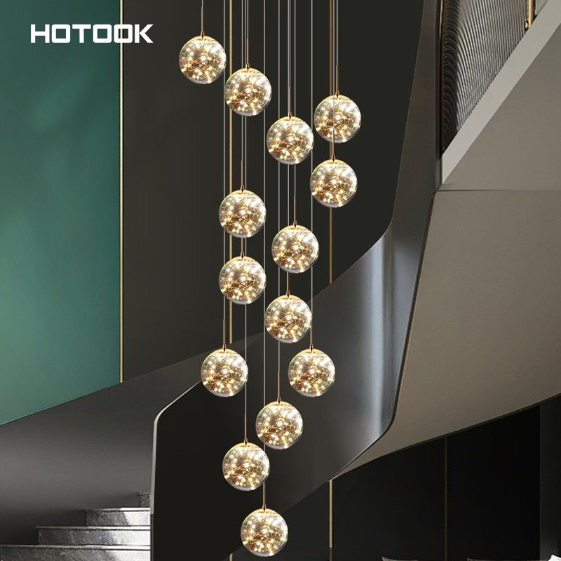 Luxury Stairwell Chandelier Light