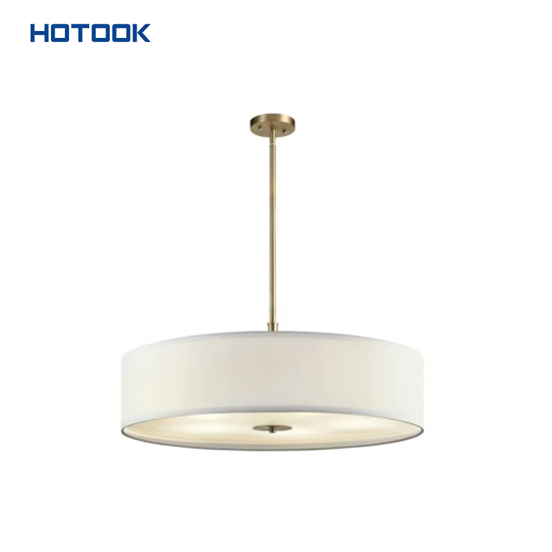 Luxury Fabric Shade Chandelier Light
